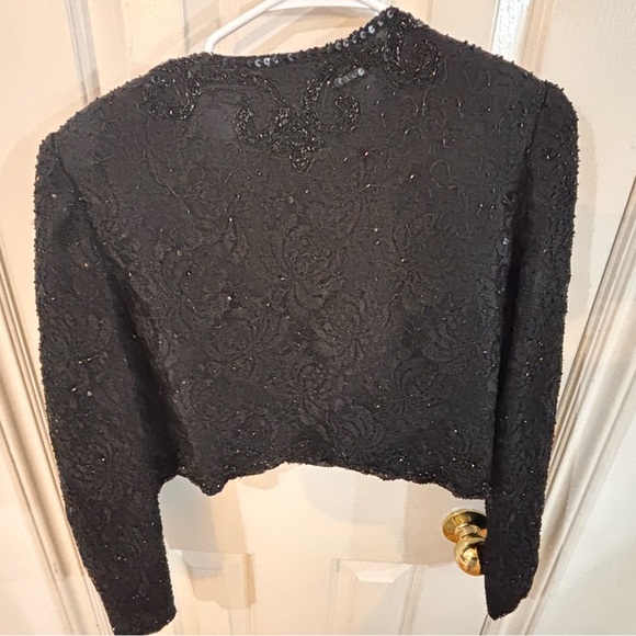 American Vintage Black Sequin Blazer - Picture 4 of 11